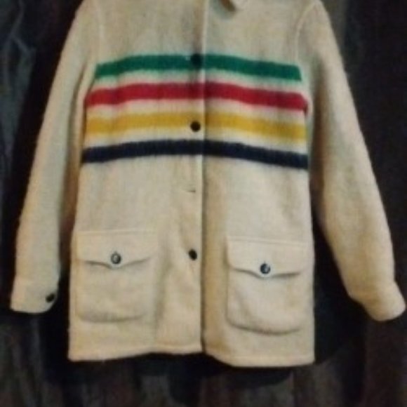 POINT JACKET Hudson's Bay Women Sz 12-14 - Picture 2 of 4